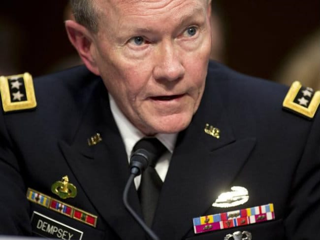 US General Martin Dempsey Arrives in Iraq as Military Campaign Expands
