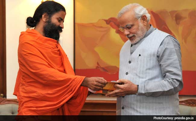 Yoga Guru Baba Ramdev Meets PM Modi in Delhi