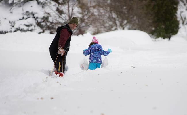 Residents Battle Worst Snow in Memory in New York State