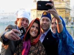 South Carolina Governor Nikki Haley Visits Golden Temple in Amritsar South Carolina Governor Nikki Haley Visits Golden Temple in Amritsar