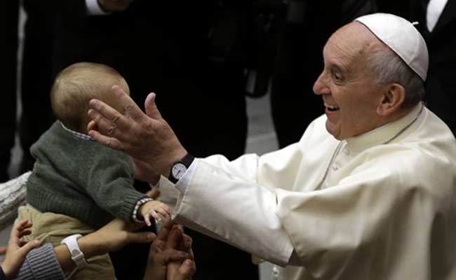 Pope Francis Meets with Autistic Children