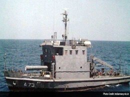 Naval Vessel Sinks Outside Visakhapatnam Harbour, One Dead, Four Missing Naval Vessel Sinks Outside Visakhapatnam Harbour, One Dead, Four Missing