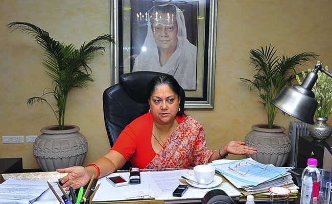 Big Bold Reforms From Rajasthan Chief Minister Vasundhara Raje