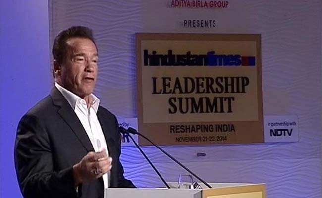 In Conversation With Hollywood Actor Arnold Schwarzenegger: Highlights