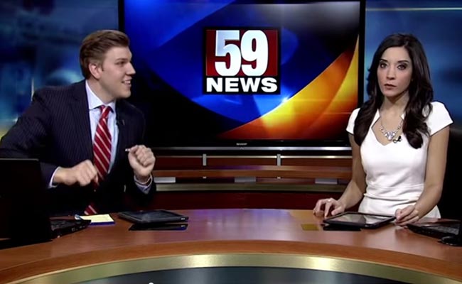 News Anchor Dances to Taylor Swift's <i>Shake it Off</i>, Co-Anchor Does Not Approve 