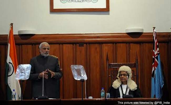 PM Narendra Modi Meets School Children in Fiji