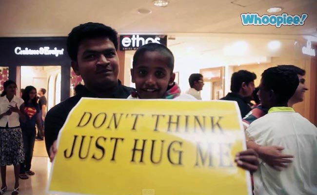 Stop What You're Doing and Watch These Kids Give Out Free Hugs