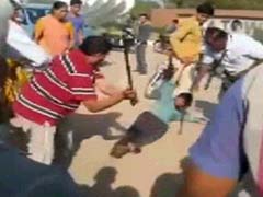 Caught on Camera: Gujarat Law-Maker Thrashes Man Reportedly For Being Drunk