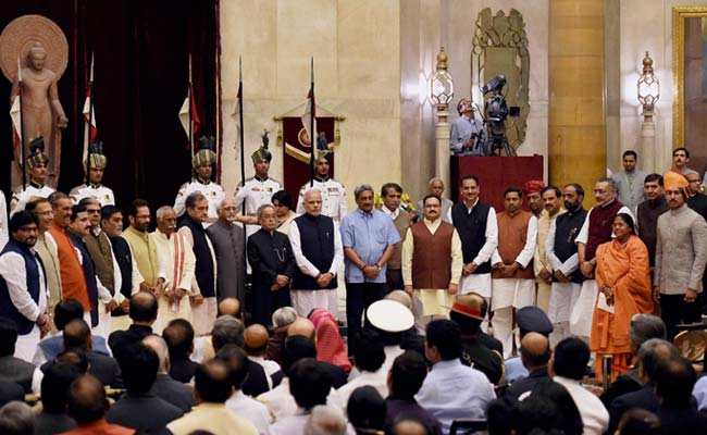 Modi Government has 4 New Cabinet Ministers, 14 Junior Ministers and 3 With Independent Charge