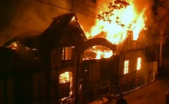Fire Damages Major Portion of Shimla Heritage Building