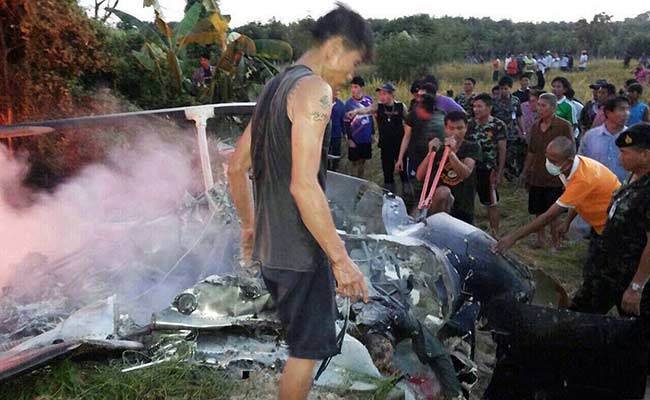 Bodies of Nine Soldiers Pulled From Chopper Wreckage in Thailand