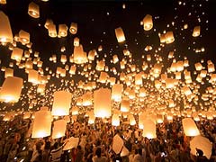 Lanterns Barred Near Airports During Thailand Festival