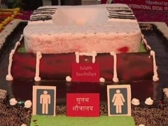 World Toilet Day 2014 Celebrated With Cake Shaped Like an Indian Style Toilet