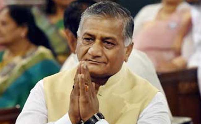 Union Minister V K Singh to Visit Kashmir Today