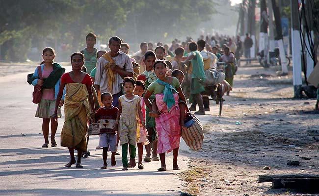 In Village Worst Hit by Assam Violence, Houses Burn, Hundreds Flee