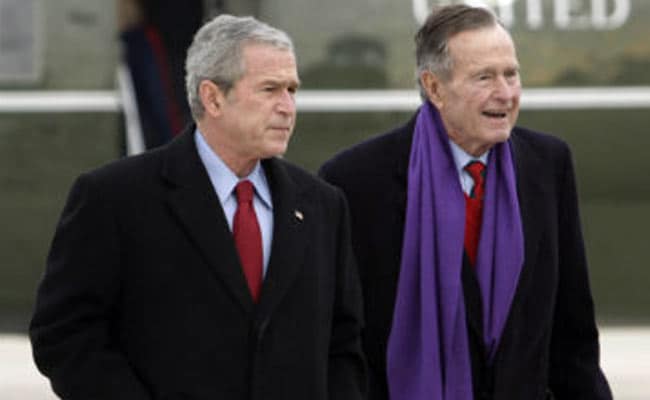 Former US President George H W Bush, 90, in Hospital: Spokesperson