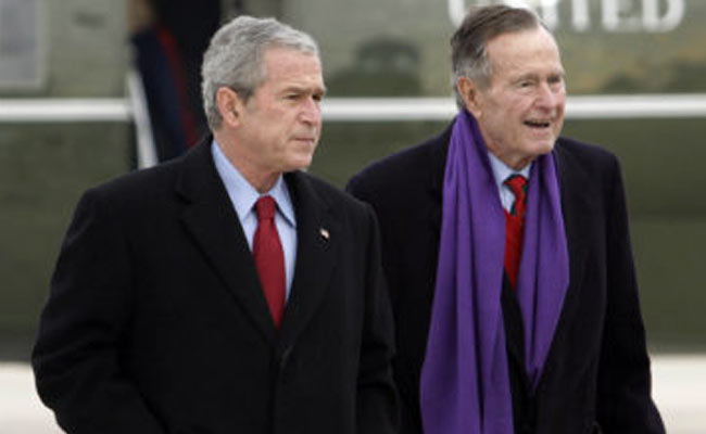 Ex-President George H W Bush Lashes Out at Cheney, Rumsfeld