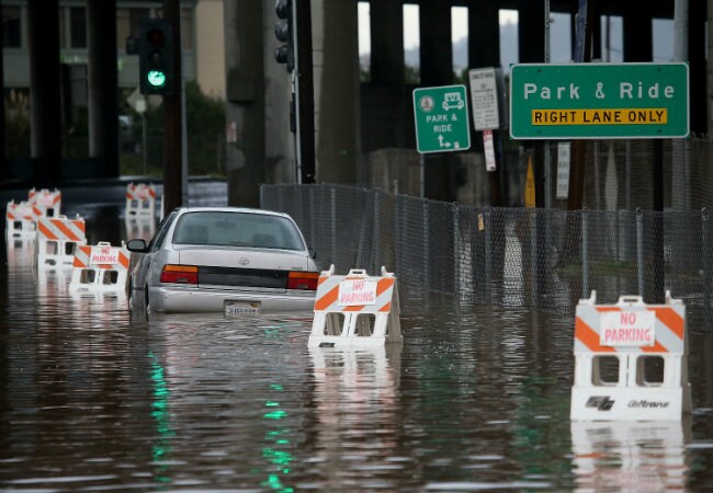 Thousands Without Power As Storm Batters California	