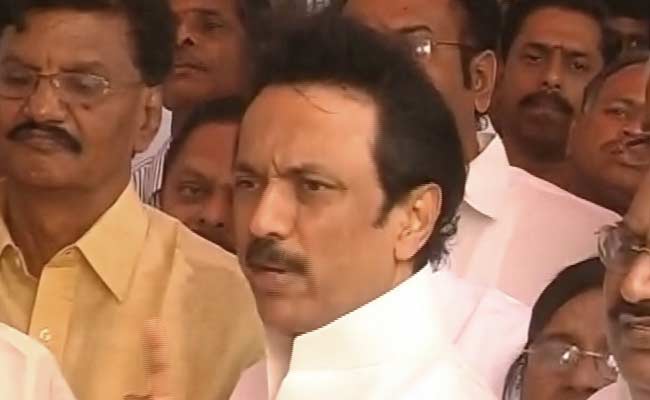 DMK Law-makers Defend Chief Karunanidhi, And Are Evicted