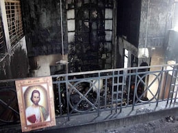 Protests After Fire in Delhi Church, Police Investigate Possible Arson Protests After Fire in Delhi Church, Police Investigate Possible Arson