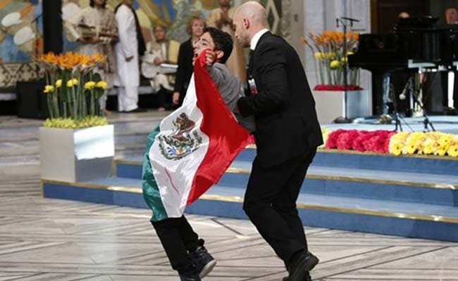 Mexican Fined For Disrupting Nobel Award Ceremony