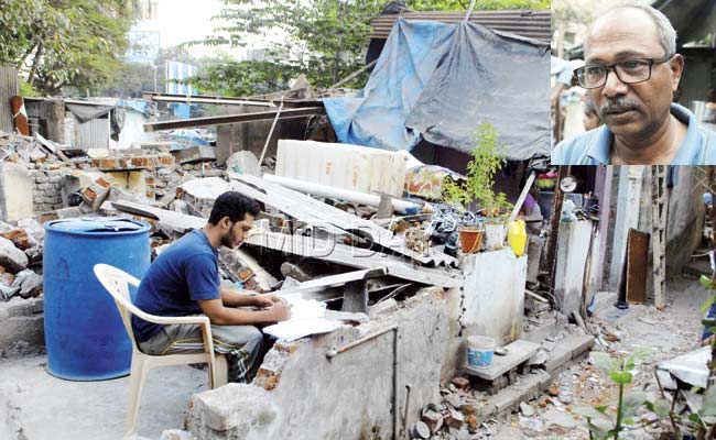  Mumbai Cop's Son Studies For Exams Amid Rubble As BMC Demolishes Shanty