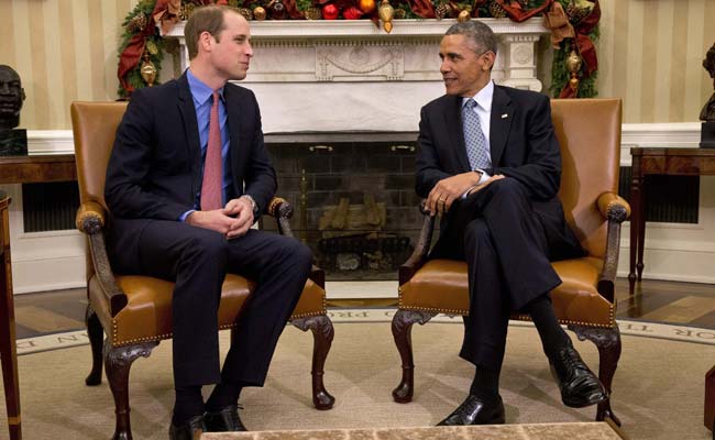 Barack Obama, Prince William Talk Royal Babies in White House Visit 