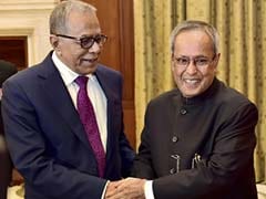 Pranab Mukherjee Meets Bangladesh President, Hands Over 'Historic' Gift