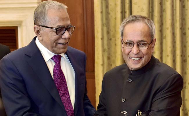 Pranab Mukherjee Meets Bangladesh President, Hands Over 'Historic' Gift