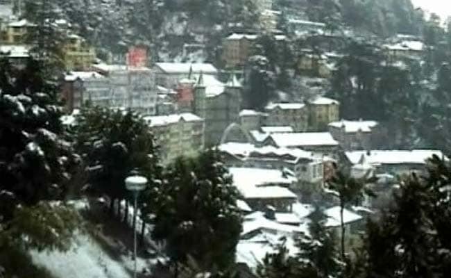 Shimla Gets Season's First Snowfall