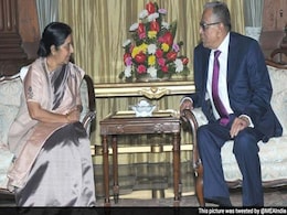 India Has Wish And Will to Boost Ties With Bangladesh: Foreign Minister Sushma Swaraj India Has Wish And Will to Boost Ties With Bangladesh: Foreign Minister Sushma Swaraj