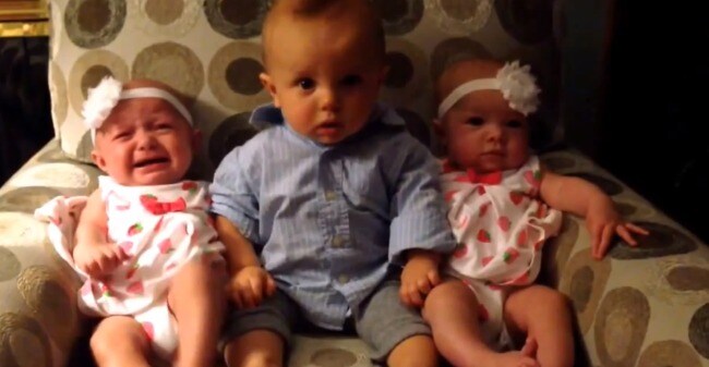 Double Trouble! Baby Meets Twins, Hilarious Confusion Follows