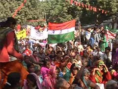 Worried Over Budget Cuts in Government's Social Schemes, Rural Workers Protest in Delhi