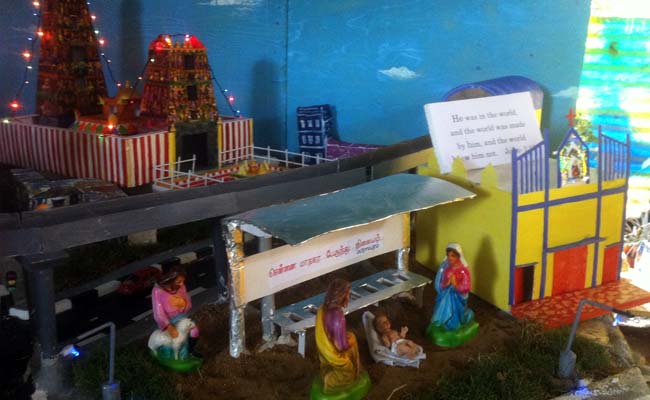 Family Makes Christmas Crib That Brings Bethlehem to Chennai's Mylapore