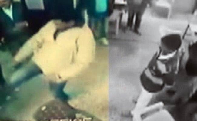 Caught on Camera: BJP Leader, Aides Thrashing Private Company Staff in Madhya Pradesh
