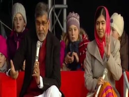 Kailash Satyarthi, Malala Yousafzai Speak to Children Ahead of Nobel Awards Function Kailash Satyarthi, Malala Yousafzai Speak to Children Ahead of Nobel Awards Function