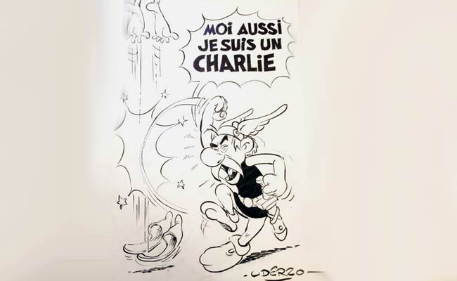 Creator of Asterix Offers to Draw for Charlie Hebdo