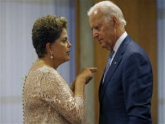 US Vice President Joe Biden Meets Brazilian President Dilma Rousseff