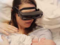 Video Shows Blind Mother Seeing Baby for First Time