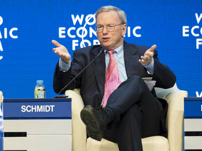 Internet Will 'Disappear', Says Google Boss Eric Schmidt at the World Economic Forum in Davos