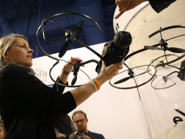 Drones, Flashy TVs Among Stars in Las Vegas Technology Show