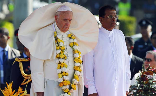 Pope Francis' Seafront Mass to Draw Million Sri Lankans