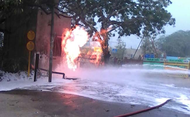 In South Delhi, Gas Pipeline Catches Fire