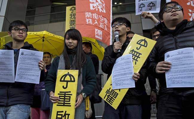 Hong Kong Student Leaders Charged Over Pro-Democracy Protests