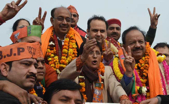 'First Class With Gold Medal', Says Kiran Bedi After Filing Nomination