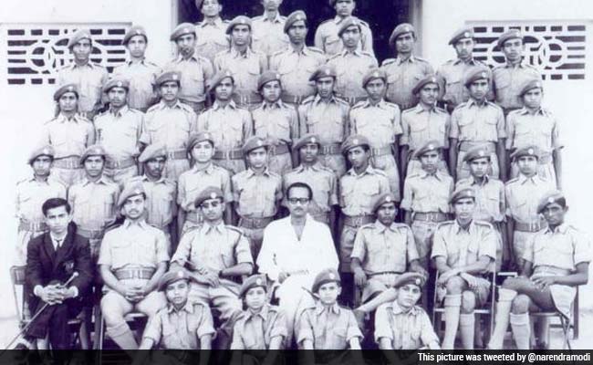 Spot Narendra Modi in This Group Photograph of NCC Cadets