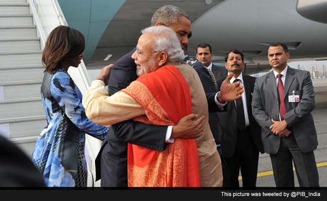 Met With A Hug: PM Modi Breaks Protocol for Barack Obama