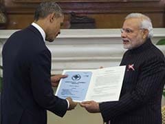 PM Narendra Modi Gifts Barack Obama Copy of US Telegram to Constituent Assembly
