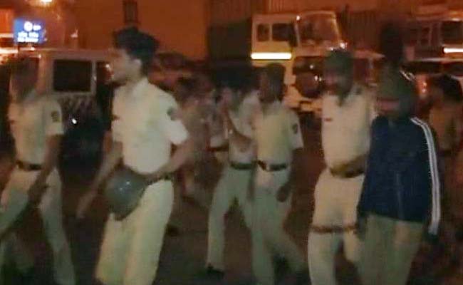 Nearly 600 Truck Drivers Clash With Cops Near Navi Mumbai, Police Vehicle Torched