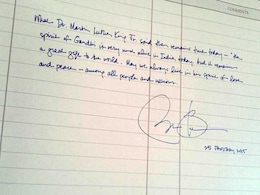 US President Barack Obama Pays Floral Tributes to Mahatma Gandhi US President Barack Obama Pays Floral Tributes to Mahatma Gandhi